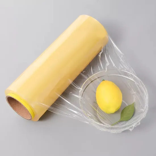 工場出荷時の価格の食品包装 PVC ストレッチ プラスチック PVC 粘着フィルム